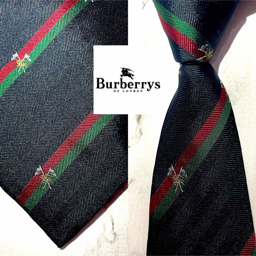 BURBERRY(バーバリー)の【たか6688様専用】バーバリー　ネクタイ  burberrys レジメンタル メンズのファッション小物(ネクタイ)の商品写真