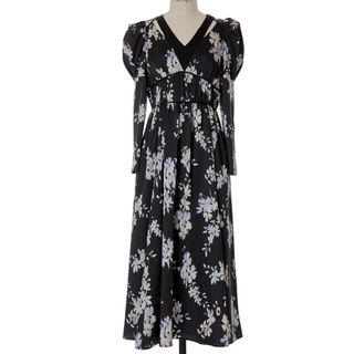 ひまわりワンピースHer Iip to Sunflower-Printed Midi Dress