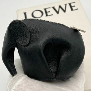 ロエベ(LOEWE)の✨保存袋付き・新品仕様✨ロエベ　エレファントチャーム　コインケース　ブラック(コインケース)