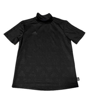 アディダス(adidas)のadidas キッズ モックネックウェア 150cm 黒(Tシャツ/カットソー)