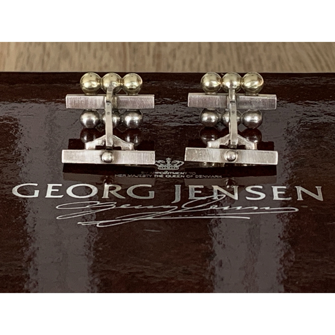 Georg Jensen(ジョージジェンセン)の希少 GEORG JENSEN カフリンクス モデル61※付属品無し メンズのファッション小物(カフリンクス)の商品写真