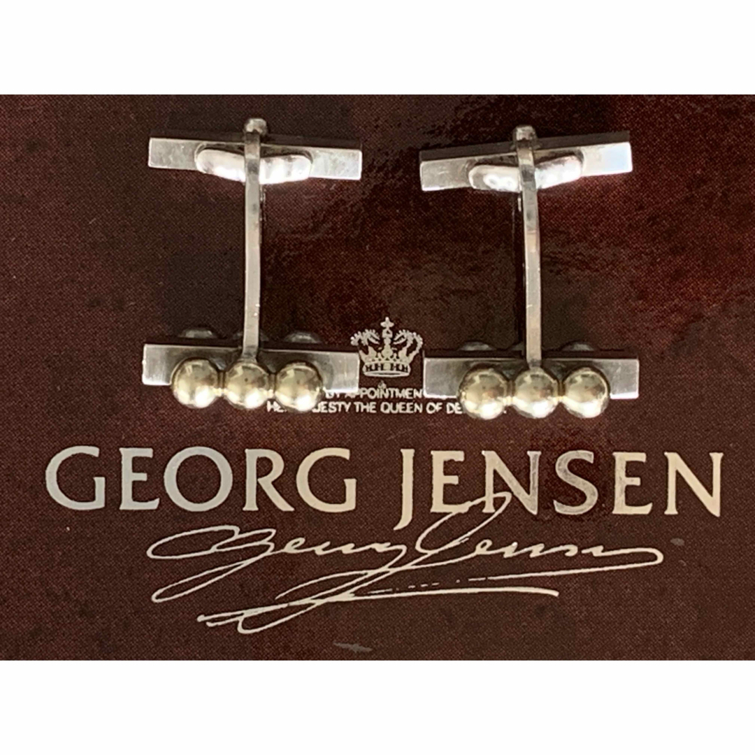 Georg Jensen(ジョージジェンセン)の希少 GEORG JENSEN カフリンクス モデル61※付属品無し メンズのファッション小物(カフリンクス)の商品写真