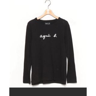 アニエスベー(agnes b.)のアニエスベー　長袖Tシャツサイズ2 M 黒(Tシャツ/カットソー(七分/長袖))