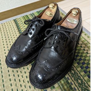 【新品】トリッカーズUK7.5 ブラックTricker's バートン