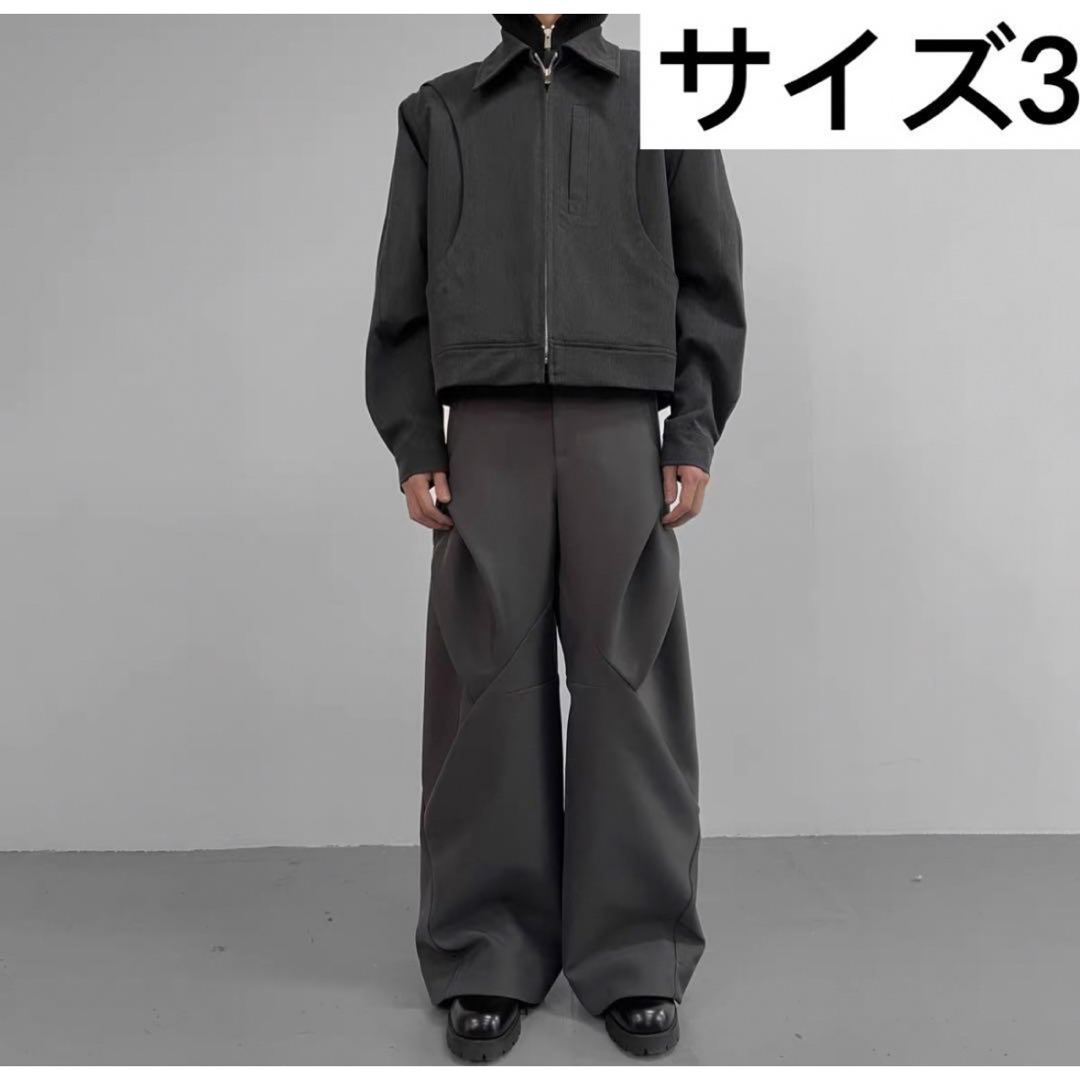 baovicto変形ワイドパンツ 黒 サイズⅠ - パンツ baovicto変形ワイドパンツ 黒 サイズⅠ - パンツ