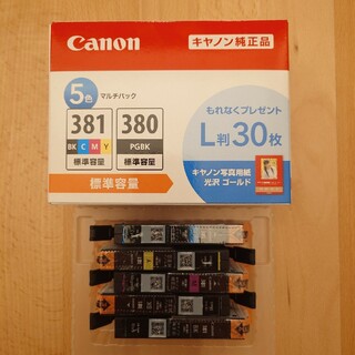 キヤノン(Canon)のキヤノン 純正 BCI-381+380/5MP　  一箱+5色計10色分(その他)