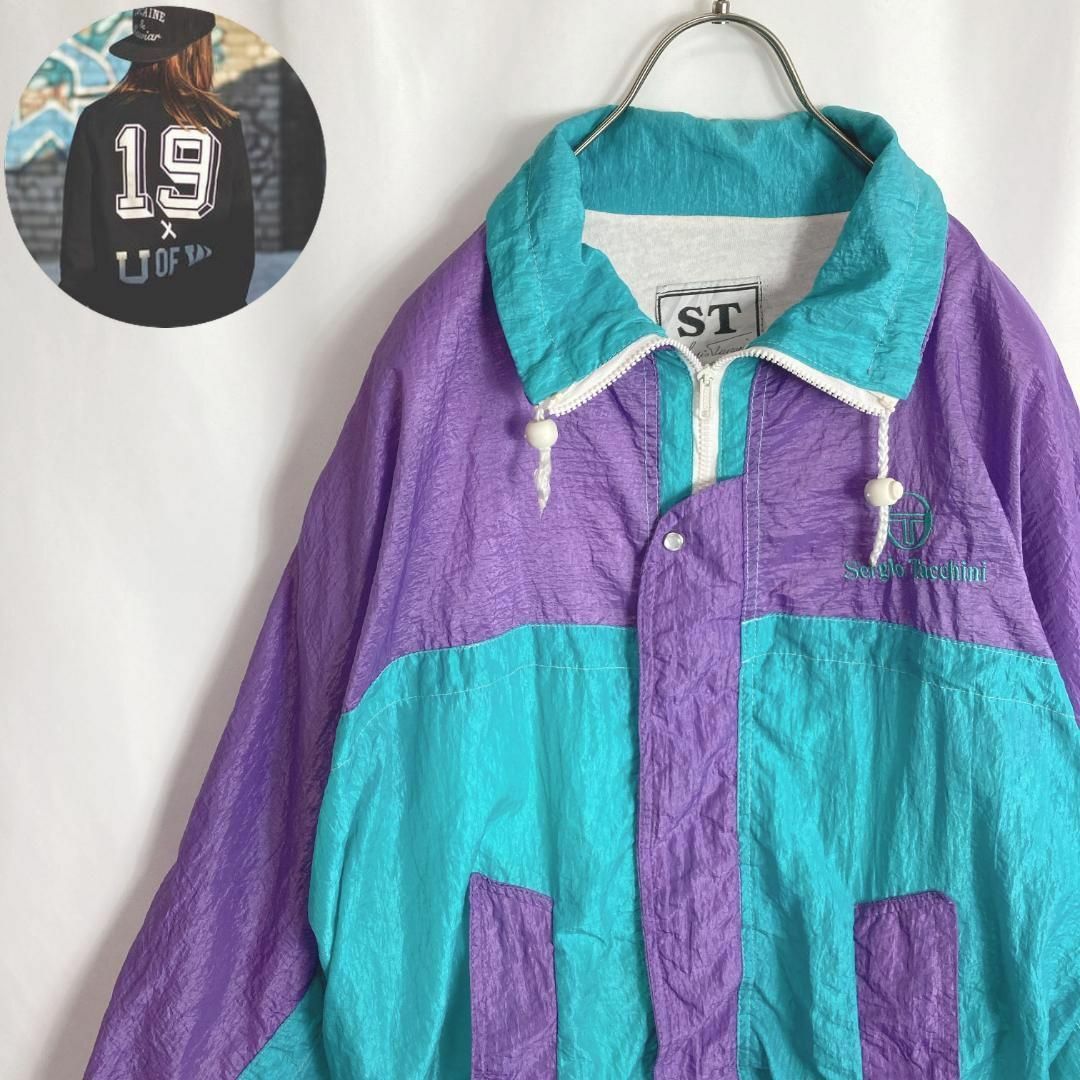 Sergio Tacchini - 90s古着セルジオタッキーニ ナイロン Sergio Tacchini - 90s古着セルジオタッキーニ ナイロン