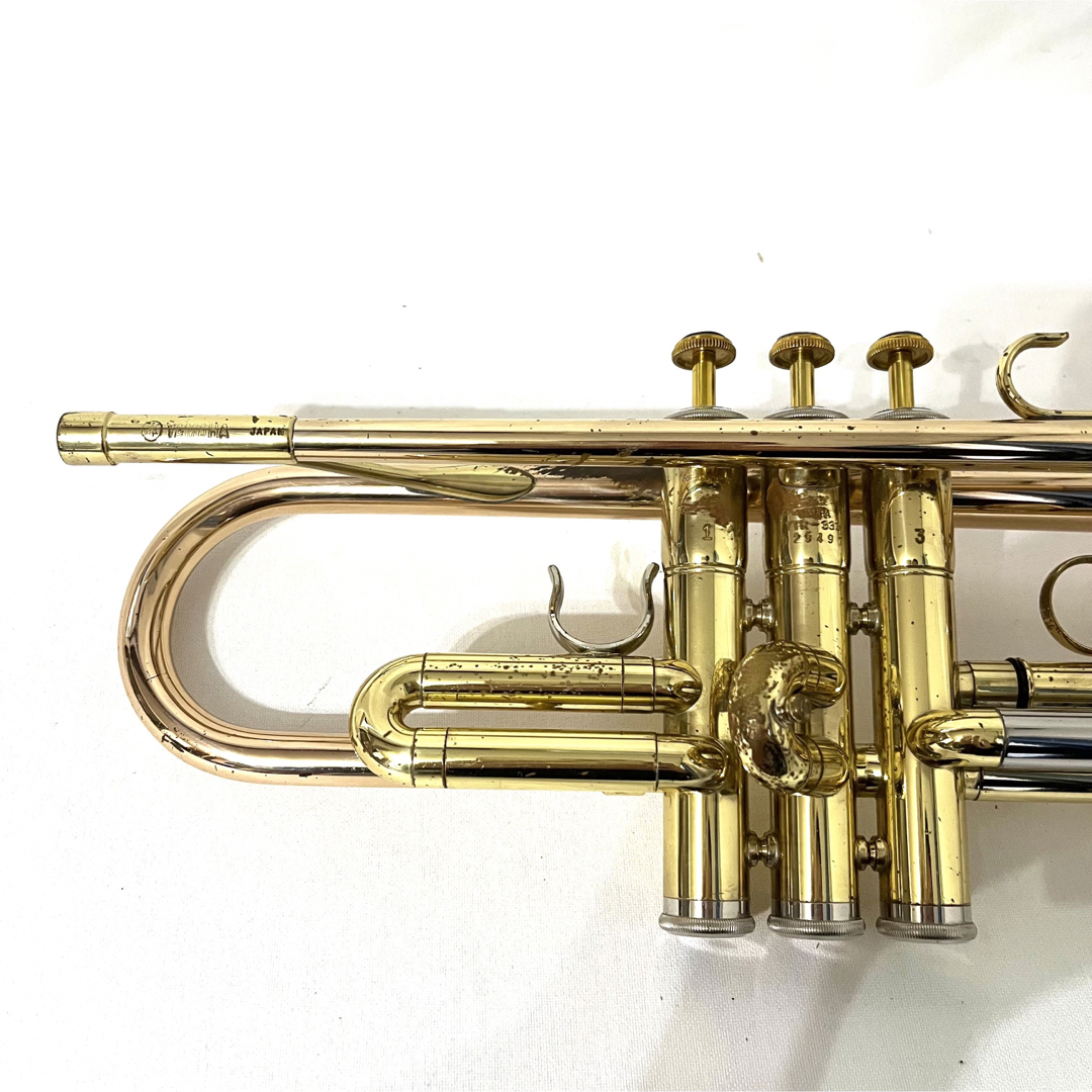 ヤマハ(ヤマハ)の【メンテナンス済】YAMAHA ヤマハ トランペット YTR-333 赤ベル 楽器の管楽器(トランペット)の商品写真
