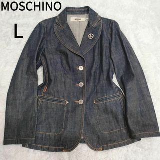 MOSCHINO モスキーノ コットンリネン テーラードジャケット