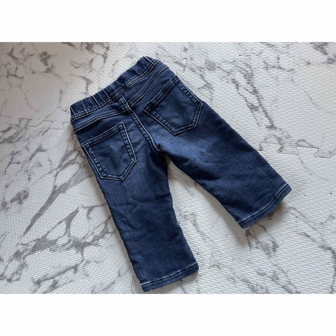 GAP(ギャップ)のGAP デニム slim ズボン ジーパン スキニー 紐付 6-12M キッズ/ベビー/マタニティのベビー服(~85cm)(パンツ)の商品写真