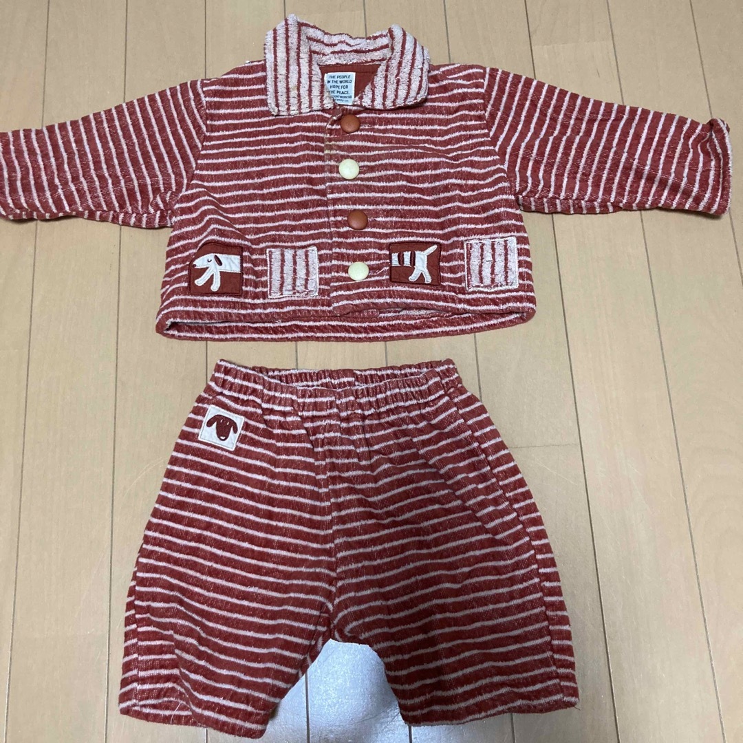 上下セット　85センチ キッズ/ベビー/マタニティのベビー服(~85cm)(その他)の商品写真