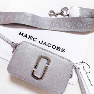 マークジェイコブス(MARC JACOBS)の【極美品】マークジェイコブス　ザ DTM メタリック スナップショット　シルバー(ショルダーバッグ)