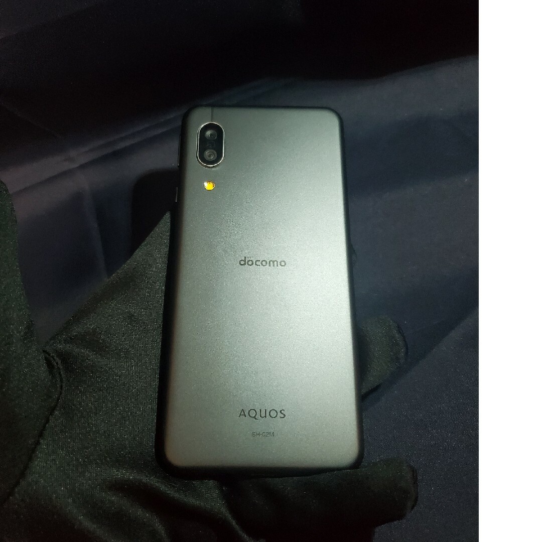 AQUOS(アクオス)のDocomo AQUOS sense3 SH-02M 64GB ブラック スマホ/家電/カメラのスマートフォン/携帯電話(スマートフォン本体)の商品写真