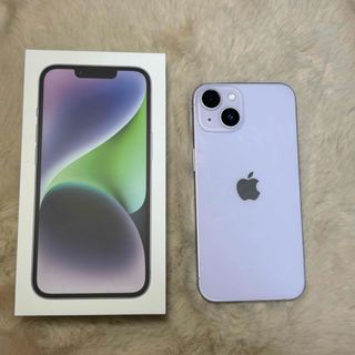 アップル(Apple)のiPhone14 SIMフリー　パープル　128GB 本体(スマートフォン本体)