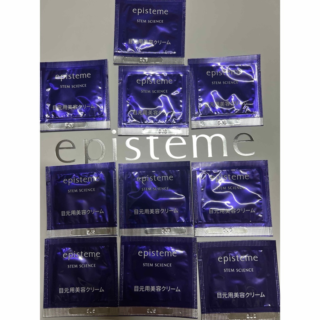 episteme（ROHTO）(エピステーム)のエピステーム　ステムサイエンスアイ  目元用美容クリーム 0.4g×10包 コスメ/美容のスキンケア/基礎化粧品(アイケア/アイクリーム)の商品写真