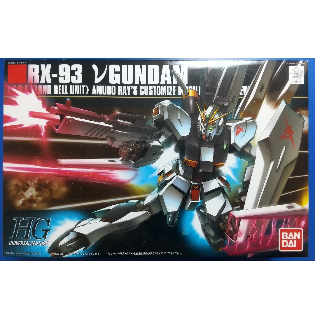 BANDAI(バンダイ)の1/144 HGUC RX-93 νガンダム エンタメ/ホビーのおもちゃ/ぬいぐるみ(プラモデル)の商品写真