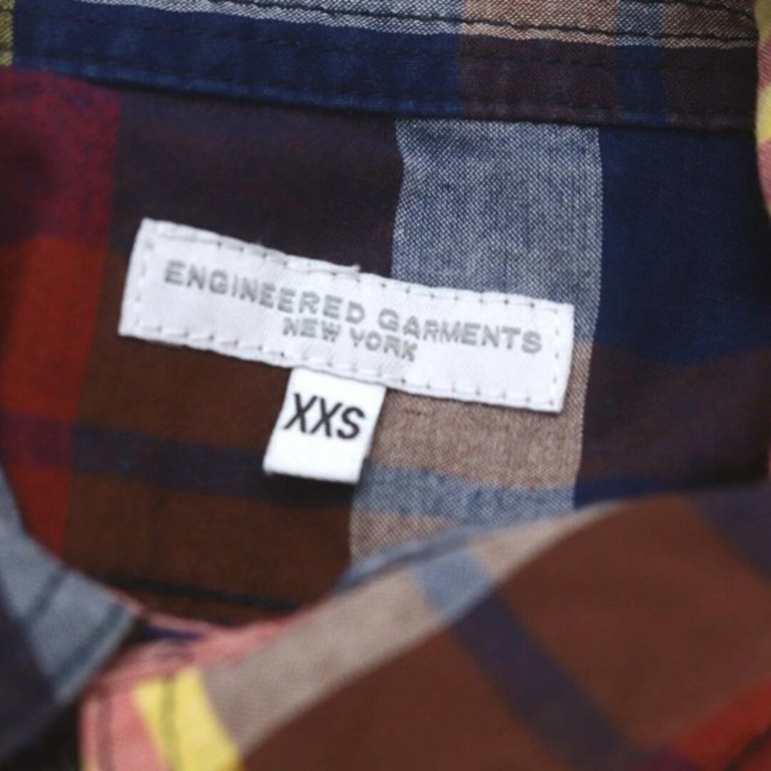 Engineered Garments(エンジニアードガーメンツ)のエンジニアードガーメンツ チェック 長袖シャツ XXS 赤 紺 黄色 /MI メンズのトップス(シャツ)の商品写真