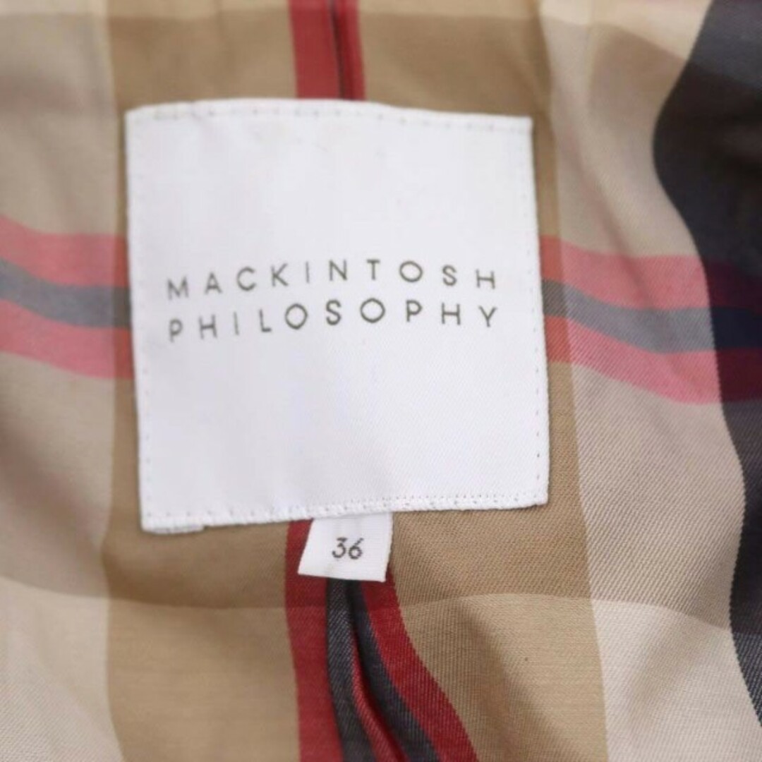 MACKINTOSH PHILOSOPHY(マッキントッシュフィロソフィー)のマッキントッシュフィロソフィー ダッフルコート アウター ロング フード 赤 レディースのジャケット/アウター(ダッフルコート)の商品写真