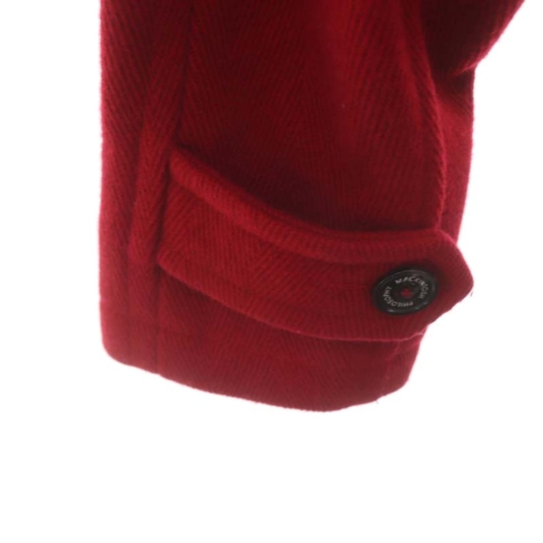 MACKINTOSH PHILOSOPHY(マッキントッシュフィロソフィー)のマッキントッシュフィロソフィー ダッフルコート アウター ロング フード 赤 レディースのジャケット/アウター(ダッフルコート)の商品写真