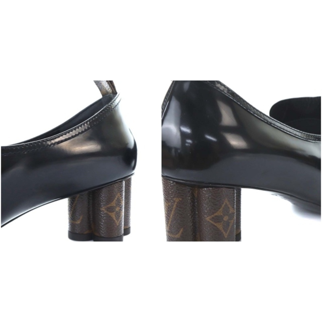 LOUIS VUITTON(ルイヴィトン)のルイヴィトン モノグラム スウィフト SWIFT ローファー 36.5 黒 レディースの靴/シューズ(ローファー/革靴)の商品写真