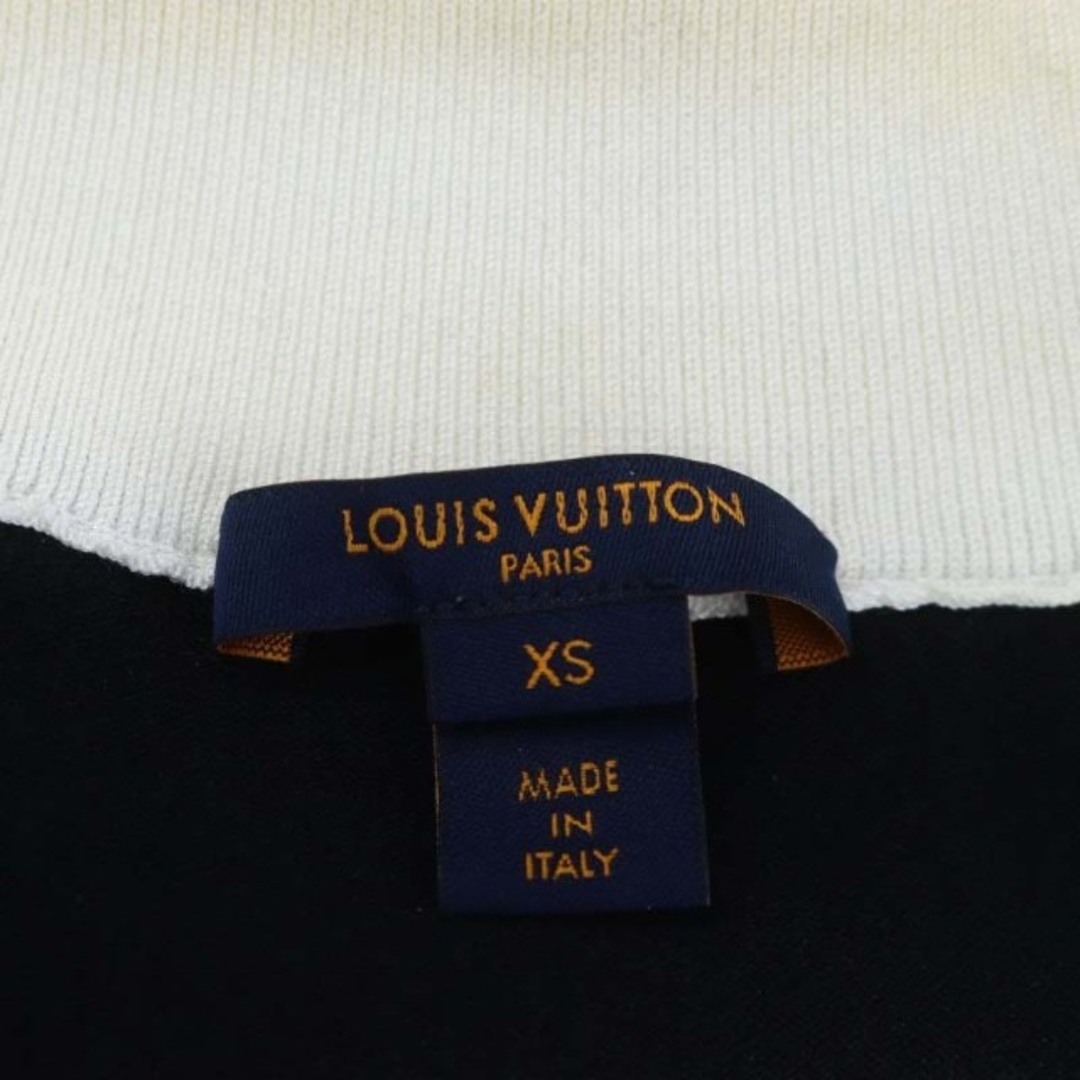 LOUIS VUITTON(ルイヴィトン)のルイヴィトン パネル ジップニット ミニワンピース 長袖 XS ピンク 白 レディースのワンピース(ミニワンピース)の商品写真