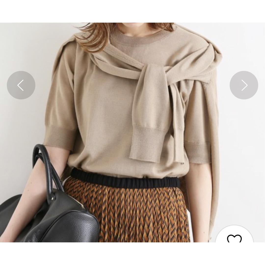 今話題のアイテムを - （IENA ベージュ アンサンブル 美品 ◇美品 ALBA イエナ IENA アンサンブル
