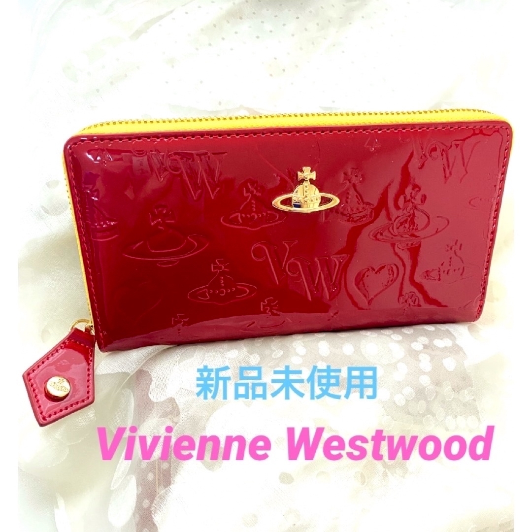 Vivienne Westwood(ヴィヴィアンウエストウッド)の新品★Vivienne Westwood可愛い型押しエナメル&バイカラーです✨ レディースのファッション小物(財布)の商品写真