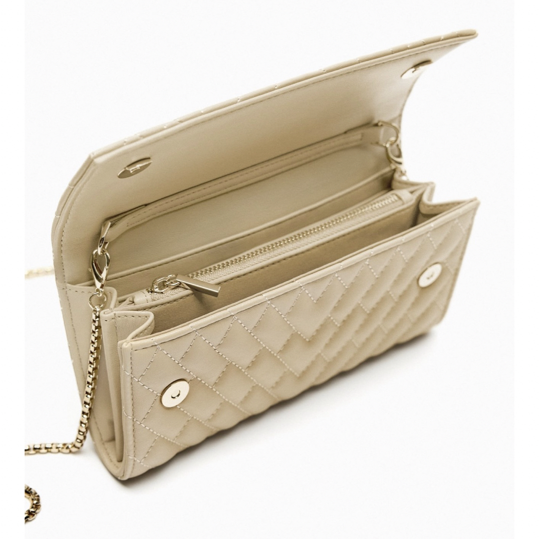 ZARA - 新品☆ZARA ザラ キルティングクラッチバッグ お財布 ZARA - 新品☆ZARA ザラ キルティングクラッチバッグ お財布