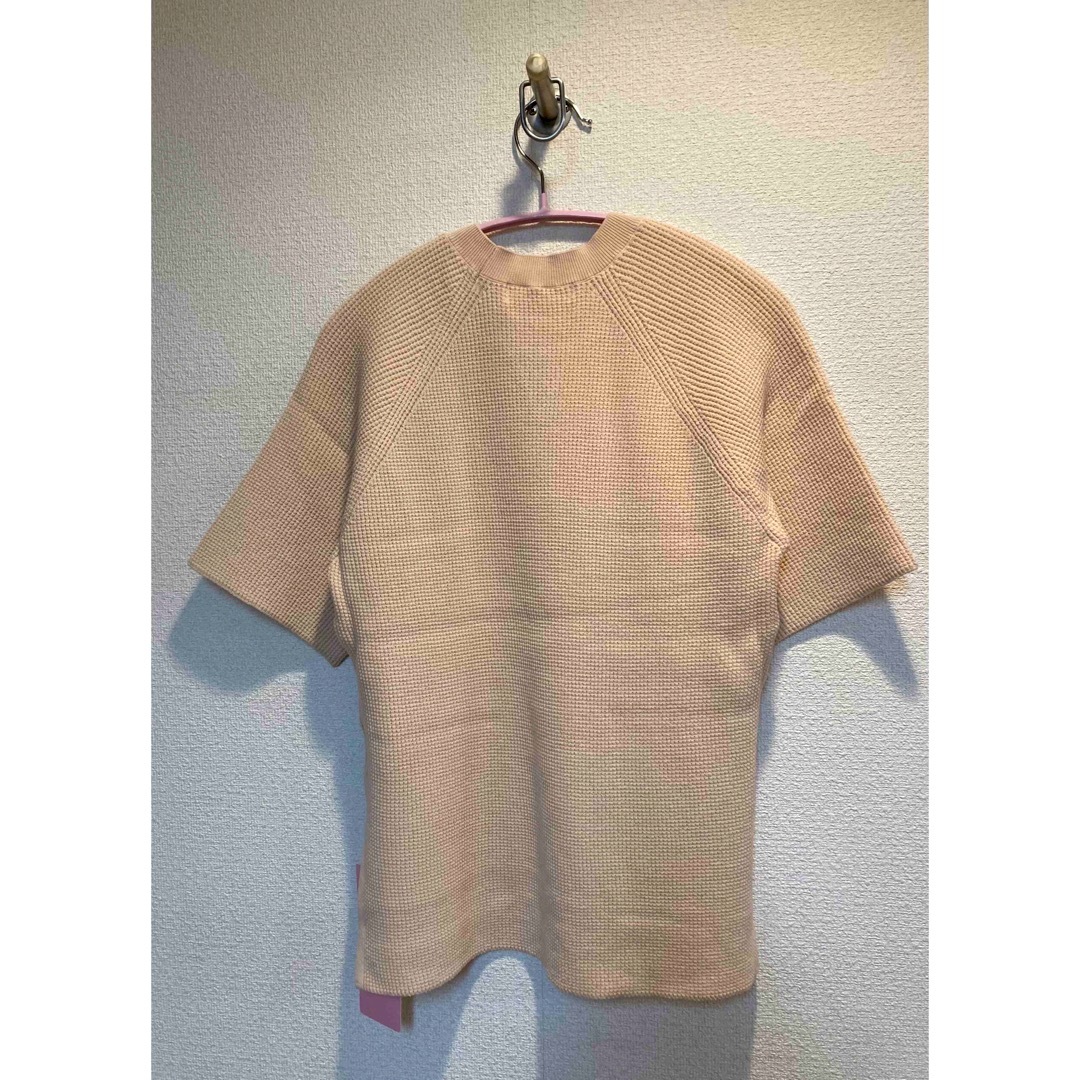 CHACOTT(チャコット)のChacott BALANCE ★ ワッフルニット シャンパン レディースのトップス(Tシャツ(半袖/袖なし))の商品写真