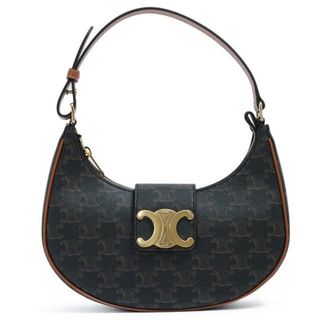 セリーヌ(celine)のCELINE セリーヌ ミディアム AVA（アヴァ） トリオンフ バッグ / トリオンフキャンバス＆カーフスキン 114492BZJ.04LU Tan(ハンドバッグ)