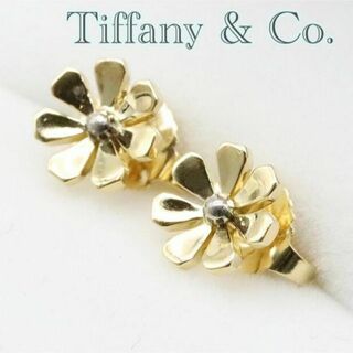 ティファニー(Tiffany & Co.)のティファニー ガーデン デイジー フラワー ピアス k18ゴールド シルバー(ピアス)