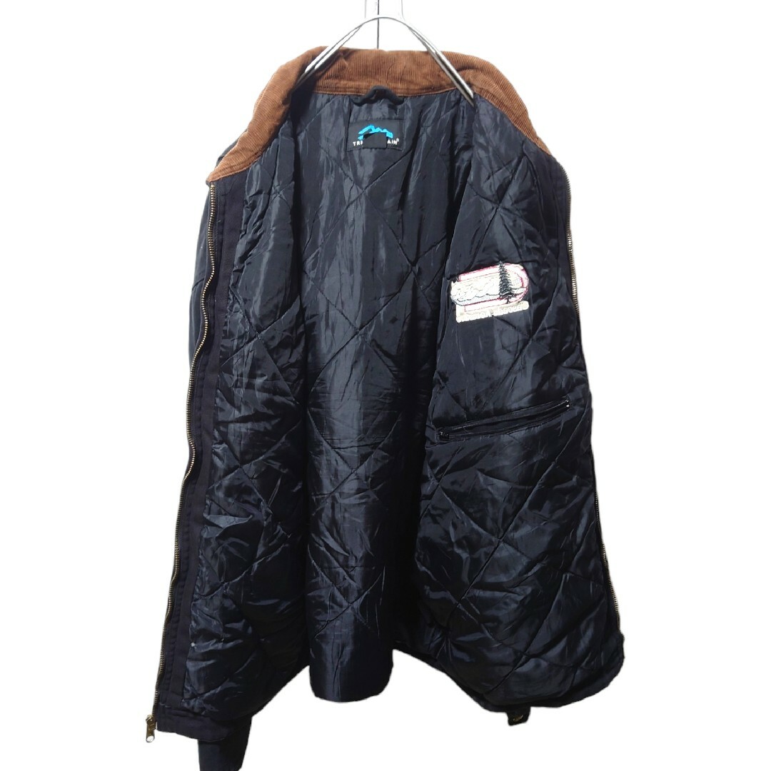 【TRI-MOUNTAIN】企業ロゴ コーデュロイ襟ダックジャケット A1680