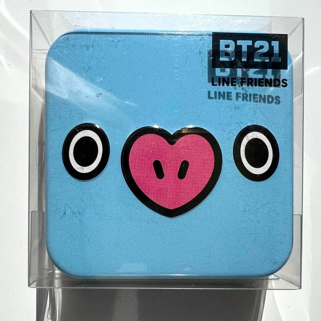 BT21 Mang スパークスラウンド缶 スクエア缶 チョコパック ポチ袋 4点 エンタメ/ホビーのおもちゃ/ぬいぐるみ(キャラクターグッズ)の商品写真