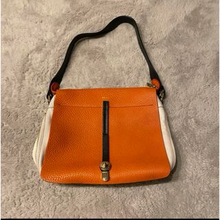 フルラ(Furla)の【本日限定価格】FURLAフルラ ハンドバック ベージュオレンジ(ハンドバッグ)