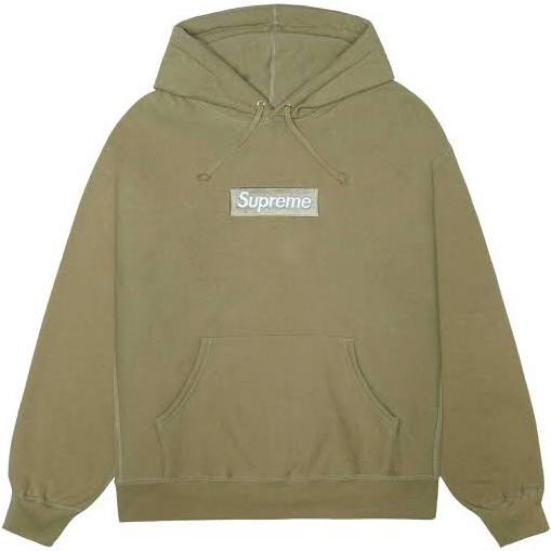 メンズsupreme box logo hooded sweatshirt