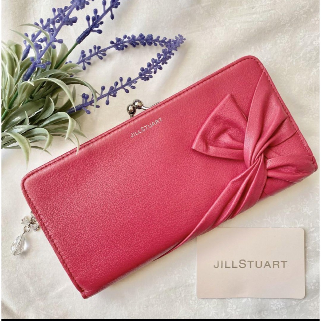 JILLSTUART(ジルスチュアート)の【新品】JILLSTUART がま口長財布 スパイラル ローズレッド　赤　レッド レディースのファッション小物(財布)の商品写真