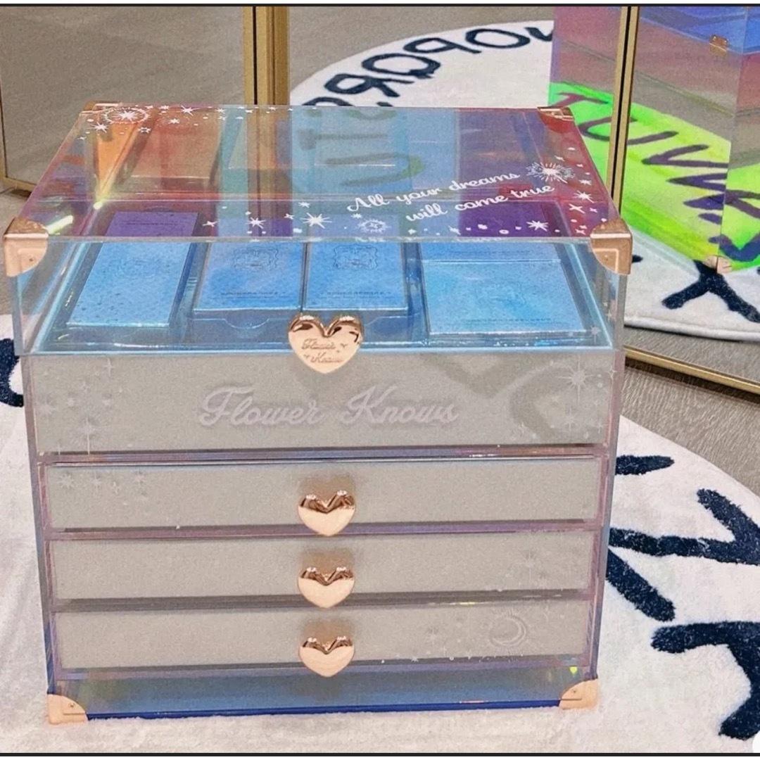 フラワーノーズ　ユニコーンシリーズ　 メイクボックス　空箱 コスメ/美容のメイク道具/ケアグッズ(メイクボックス)の商品写真