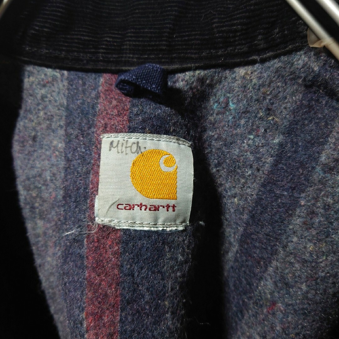 monju【希少】90s Carhartt 企業コラボ ミシガンコート チョア XL