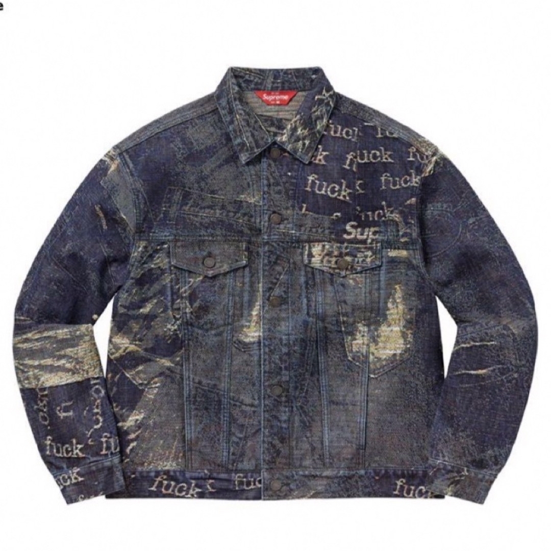 Supreme(シュプリーム)のsupreme archive denim jacquard trucker メンズのジャケット/アウター(Gジャン/デニムジャケット)の商品写真