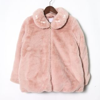 アクシーズファム(axes femme)のアクシーズファム フリースジャケット コート ジャンパー アウター キッズ 女の子用 140(LL)サイズ ピンク axes femme(ジャケット/上着)