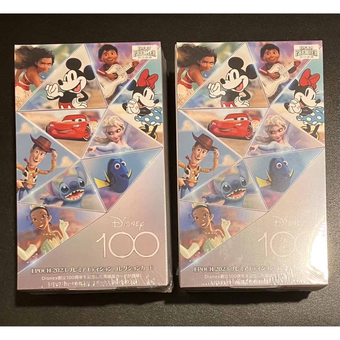 EPOCH 2023 プレミアエディション Disney100 2boxBox/デッキ/パック