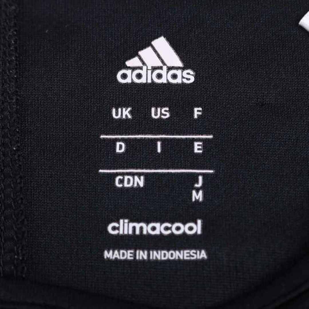 adidas(アディダス)のアディダス 長袖Tシャツ クライマクール 3ストライプス スポーツウェア レディース Mサイズ ブラック adidas レディースのトップス(Tシャツ(長袖/七分))の商品写真