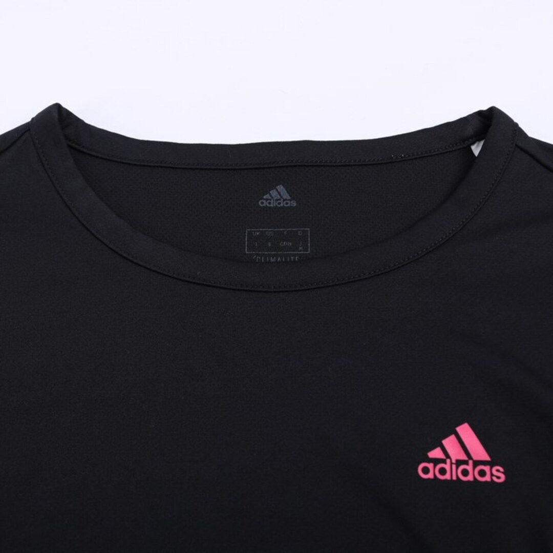 adidas(アディダス)のアディダス 長袖Tシャツ クライマライト ワンポイントロゴ スポーツウェア レディース Mサイズ ブラック adidas レディースのトップス(Tシャツ(長袖/七分))の商品写真