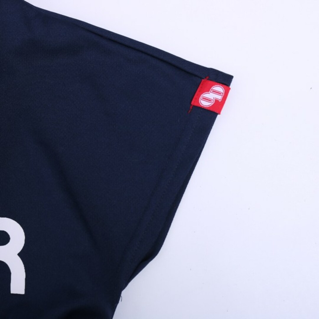 OUTDOOR(アウトドア)のアウトドア 半袖Tシャツ パーカー フード付き ロゴT スポーツウエア レディース Mサイズ ネイビー OUTDOOR レディースのトップス(Tシャツ(半袖/袖なし))の商品写真