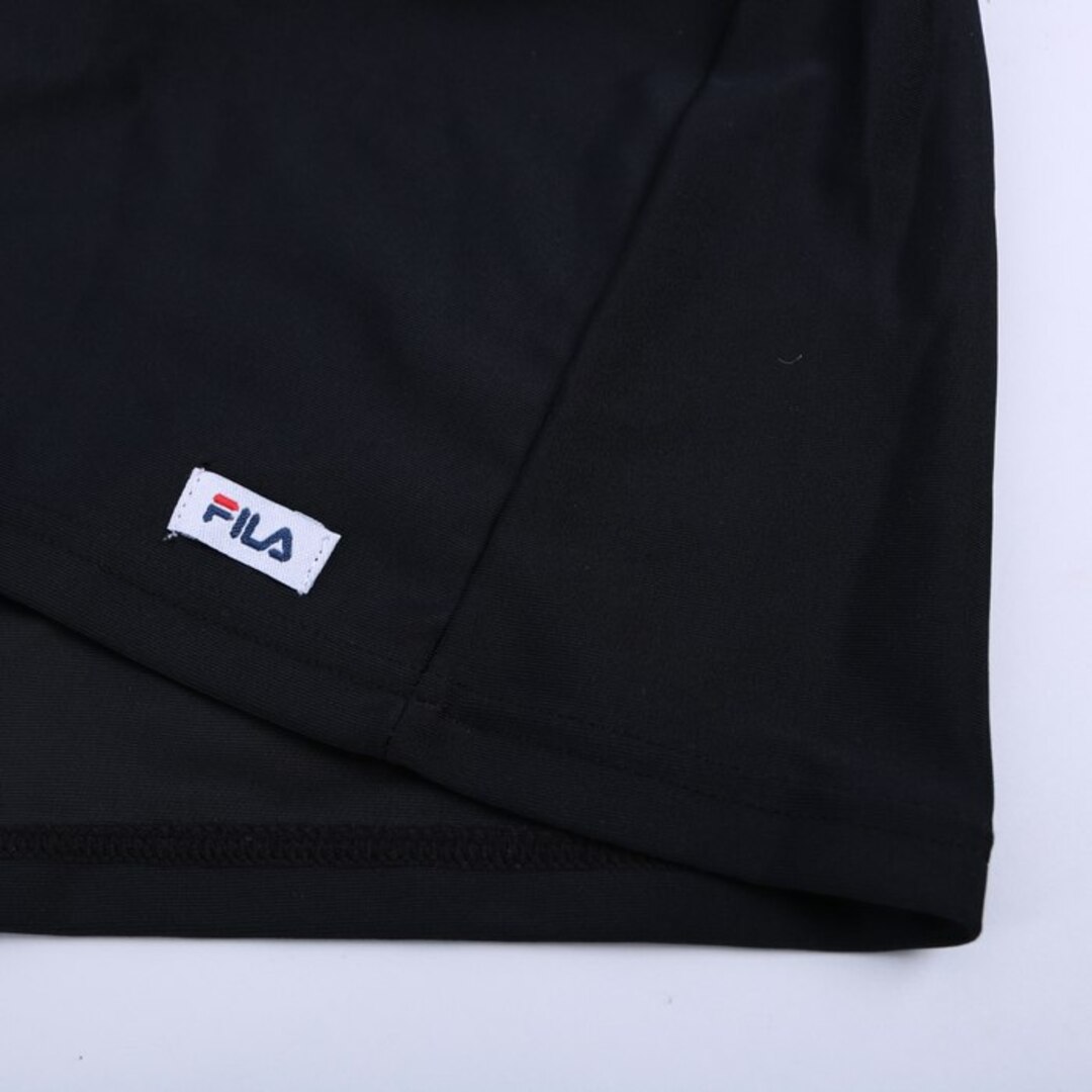 FILA(フィラ)のフィラ ショートパンツ キュロット スポーツウエア 大きいサイズ レディース 13Lサイズ ブラック FILA レディースのパンツ(ショートパンツ)の商品写真