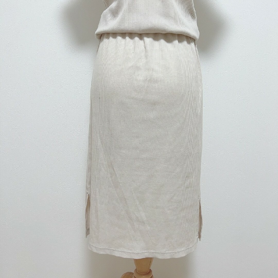 AZUL by moussy(アズールバイマウジー)のアズールバイマウジー S 半袖ワンピース きれいめ オフィスカジュアル ベージュ レディースのワンピース(ひざ丈ワンピース)の商品写真