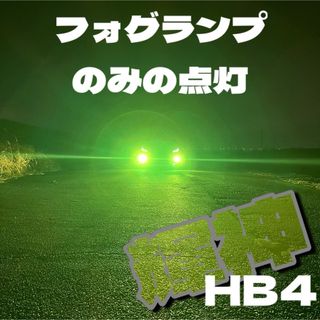 LED HB4 グリーンレモン　コスパ最強　(汎用パーツ)