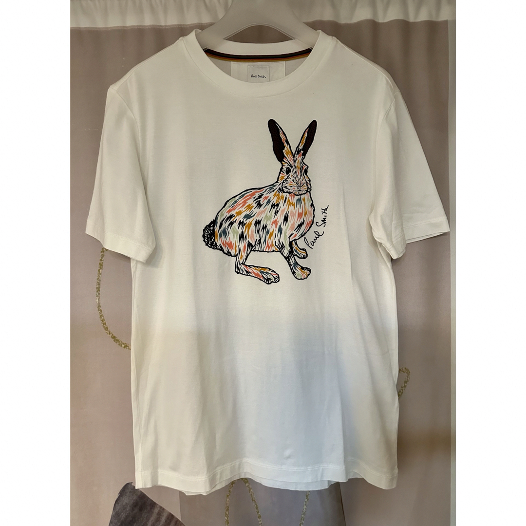 Tシャツ/カットソー(半袖/袖なし)ポールスミス マルチストライプ 水玉 ドット ラッキーラビット Tシャツ