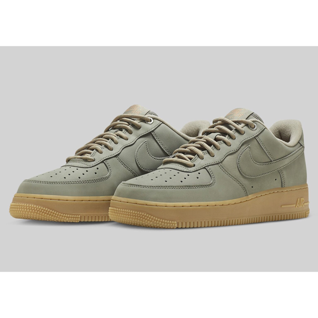 メンズNike Air Force 1 '07 WB low Light Army 緑