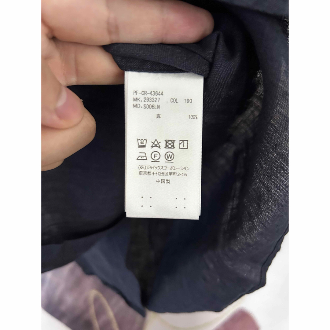 公式ファッション ポールスミス リネン 麻 マルチカラーボタン